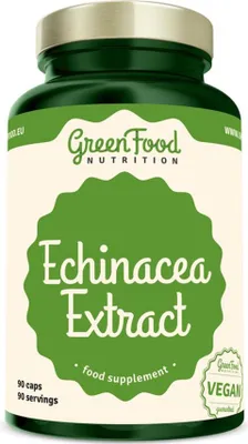 Produktbild von GreenFood Nutrition Echinacea-Extrakt 90 kapslí