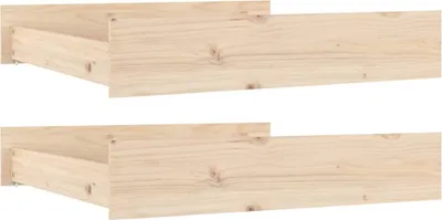 Zdjęcie produktu dla Szuflady Pod Łóżko, 2 Szt., Lite Drewno Sosnowe Lumarko!