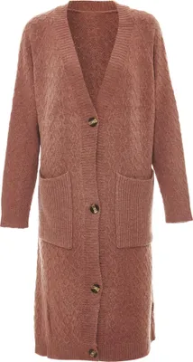 Produktbild von aleva damen strickjacke - dunklerosa, M