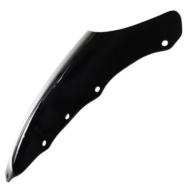 Image de Pare-brise MRA forme originale O noir avec ABE pour Kawasaki ZXR 750 R