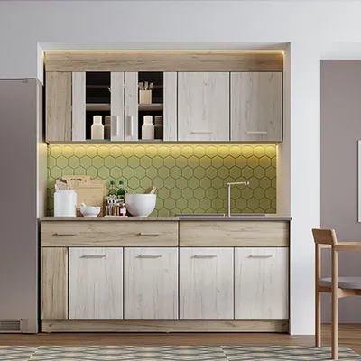 Immagine prodotto di Interamna - Cucina, Beige, un Cassetto, Elettrodomestici non inclusi