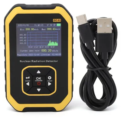 Image de Compteur Geiger pour surveillance en temps réel - Appareil de mesure de radiation multifonctionnel