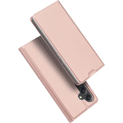 A pink phone case is shown from a diagonal angle against a white background.