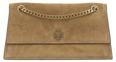 Productafbeelding van TORY BURCH schoudertas van beige suède, damesmodel - UNI