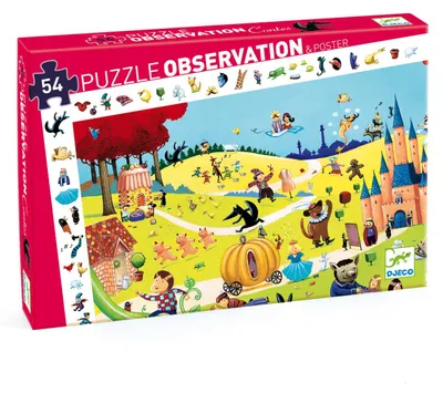 Image de Puzzle d'observation « Histoires célèbres », Djeco