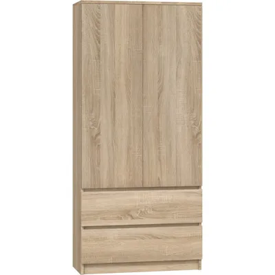 Image de Penderie 90 cm avec tiroirs TAAVI – chêne sonoma