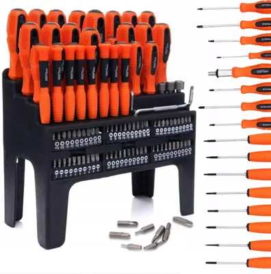 Produktbild von Kraft&Dele KD10957 Schraubendreher- und Bit-Set 100-teilig - Aktion