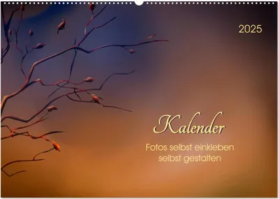 Produktbild von Kalender, Fotos selbst einkleben, selbst gestalten (Wandkalender 2025 DIN A2 quer), CALVENDO Monatskalender