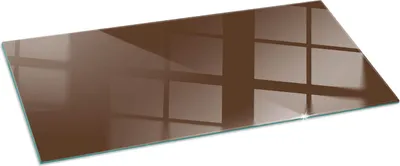 Zdjęcie produktu dla Szklana podstawa do 125x50 cm - piec - płyta kominkowa - szkło ochronne - płyta chroniąca przed iskrami - szklana podstawa ognioodporna - płyta chroniąca przed ciepłem - szklana podstawa ochronna - kolor brązowy