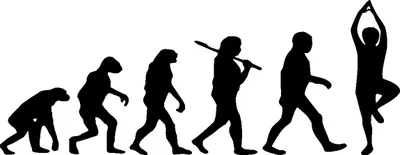 Produktbild von EvolutionYoga , Autoaufkleber