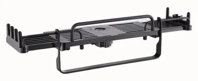 Produktbild von Badezimmer Duschstangenhalter mit Erweiterungsfunktion - Bohrungen nicht erforderlich - 28-44 cm - 18-25 mm - Ideal für Badezimmerhaken mit Duschstangenhalter und Seifehalter ohne Schlag.