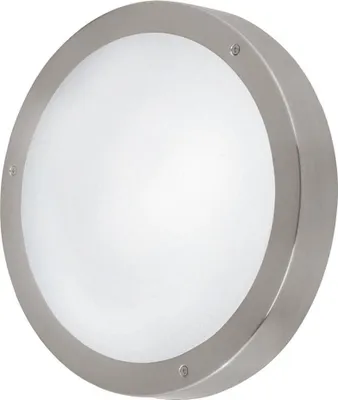 Produktbild von Eglo 32371 VENTO 2 LED Außen-Wand- / Deckenleuchte 11W Sensor Ø285mm Edelstahl Weiss Warmweiss IP44