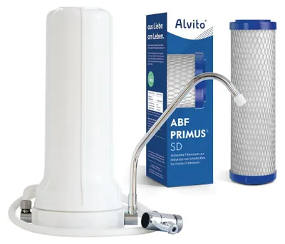 Produktbild von Alvito Auftisch Basic Wasserfilter Set Pure (inkl. Primus SD)