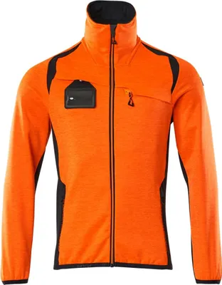Produktbild von Mascot Fleecepullover mit Reißverschluss 19403 Gr. S hi-vis orange/schwarzblau