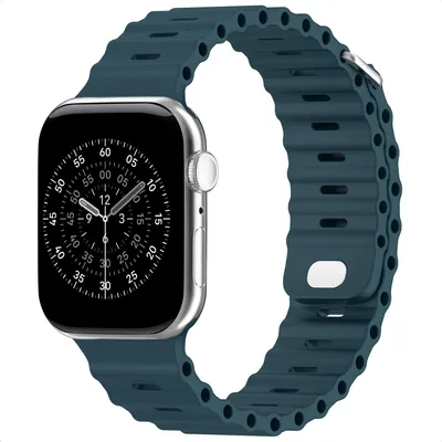 Produktbild von Accezz Ocean Armband für die Apple Watch | 38/40/41/42 mm – Abyss Blue