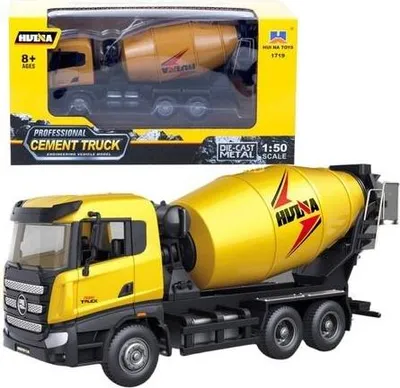 Produktbild von Betonmischer Baufahrzeug Metall Huina Khaki 1:50