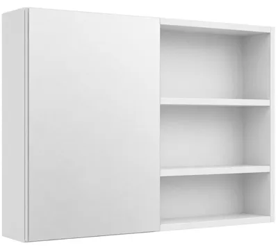 Obrázek produktu pro CERANO - Koupelnová zrcadlová skříňka Orea - bílá matná - 120x65x15 cm