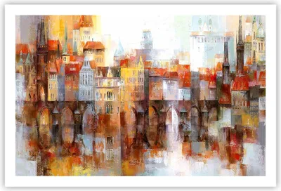 Produktbild von Poster - Poster ohne Rahmen - Stadt Mietshaus - 91,5x61 cm - Wand Bild - Wanddeko - Wandbilder - Kunstposter - Wandposter - Bilder - Kunstdruck - Wanddekoration - Wandbild - P2XAA91x61-3476