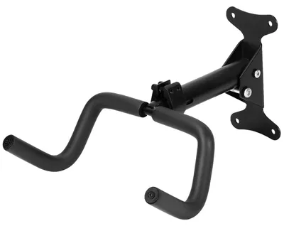 Immagine prodotto di Supporto da parete per biciclette, distanza regolabile, design salvaspazio, nero