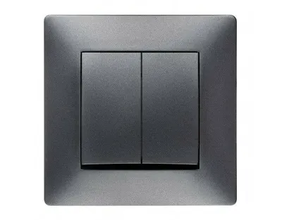Produktbild von VOLANTE GRAPHIT Doppel Ein / Ausschalter 2611-08