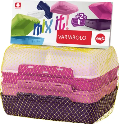 Immagine prodotto di EMSA Variabolo lunch box con 2 divisori 4 pezzi Ragazze
