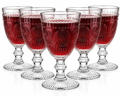 Productafbeelding van Wijnglazen rode wijnglazen witte wijnglazen - 310 ml - Set van 6 - Zonpatroon