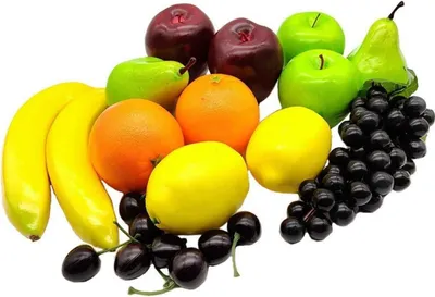 Image de Aisamco 21 pièces fruits artificiels réalistes pour la cuisine et le restaurant