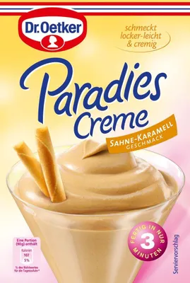 Produktbild von Dr. Oetker Paradies Creme Sahne Karamell unvergleichlich sahnig 65g