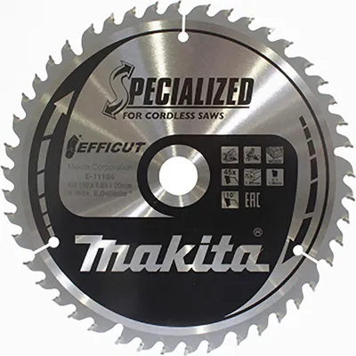 Immagine prodotto di Lama EFFICUT E-11184 D.190mm Foro 20mm 45 denti Taglio-W.1,8mm