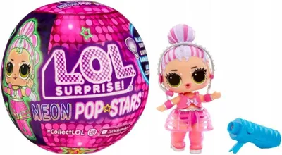 Obrázek produktu pro L.O.L. Surprise! Neon Pop Stars Tots, Figurka, Ženy, 4 rok/roky, Vícebarevný