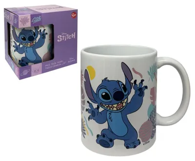 Productafbeelding van Disney "Stitch"-mok, keramiek, 325 ml – Kinderontbijtbeker