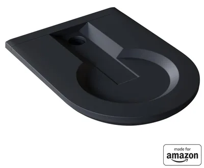 Obrázek produktu pro "Vyrobeno pro Amazon": Držák na zeď pro zařízení Echo Dot (4. a 5. generace), černý