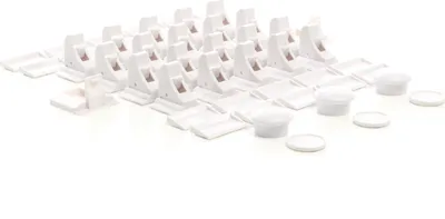 Produktbild von Toboli 20x magnetický dětský bezpečnostní zámek na skříně a zásuvky, magnetický zámek odolný proti dětem, neviditelný zámek na skříně pro děti a domácí zvířata