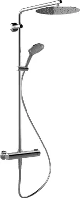 Produktbild von LAUFEN TwinPlus Duschsystem, Komplettset, Ø300mm Kopfbrause, HF905457100600
