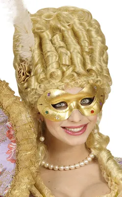 Produktbild von Augenmaske Strass Gold