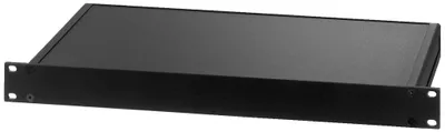 Produktbild von Monacor RC-121/SW, Rack cabinet, Schwarz, Stahl, Aluminium, 48,3 cm (19 Zoll), 1U, 1 Stück(e)