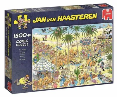 Produktbild von Jan van Haasteren - Die Oase - 1500 Teile Puzzle