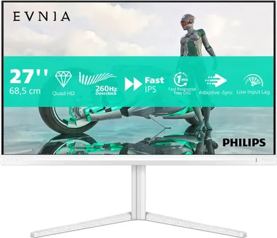Obrázok produktu pre Počítačový monitor Philips Evnia 27M2N3501PA/00 68,6 cm (27") 2560 x 1440 pixelov Quad HD LCD White
