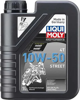 Produktbild von Liqui Moly 4t 10w-50 Street Motoröl 1l Durchsichtig Durchsichtig One Size