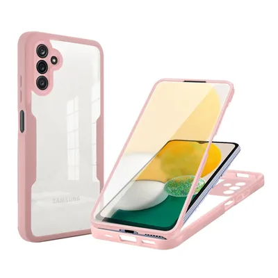 Produktbild von 360° Grad Hülle für Samsung Galaxy A14 vollschutz mit Integriertem Displayschutz Rosa