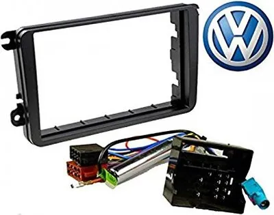 Image de facade Faisceau Autoradio 2 DIN 2 ISO Volkswagen /...