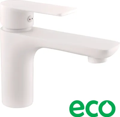 Immagine prodotto di VLTAVA - Miscelatore per lavabo senza scarico, bianco opaco VT426.0BMAT, RAV Slezák