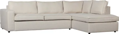 Produktbild von Woood Thomas 4-Sitzer-Ecksofa Aus Webstoff, Rechts, Sand