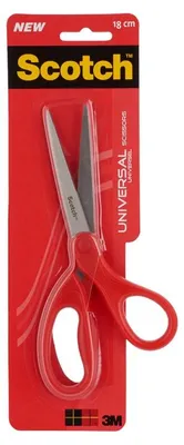 Produktbild von Univerzálne nožnice Scotch 18cm červené, 1 v balení