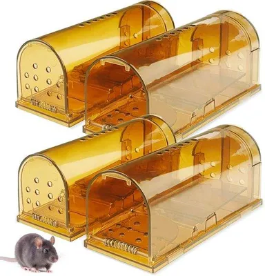 Produktbild von Famanu Wiederverwendbare Lebendfalle für Nager - 4-teilig