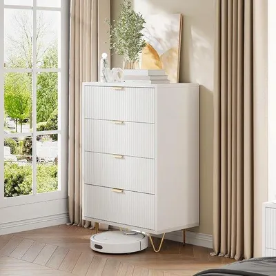 Produktbild von Famanu Kommode mit 4 Schubladen - Weiß
