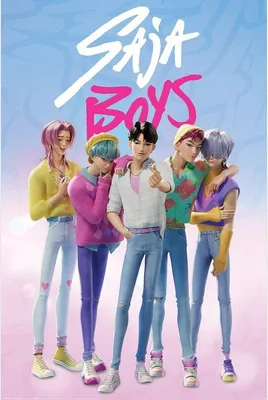 Zdjęcie produktu dla KPop Demon Hunters - Saja Boys - plakat