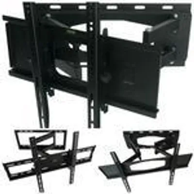 Produktbild von NEMAXX® MK07 TV-Wandhalterung 32–55 Zoll für Fernseher & Monitore – schwenkbar, neigbar & ausziehbar – VESA 100x100–600x400, bis 35 kg, Wasserwaage