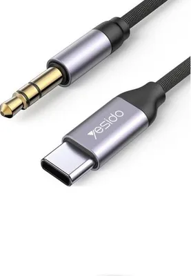Produktbild von Yesido AUX Kabel 1 Meter TYP C und AUX Anschluss 1Meter (YAU42)
