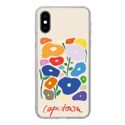Produktbild von MuchoWow® Handyhülle Schutzhülle Hülle für iPhone X Blume - Abstrakt - Südafrika Silikon Softcase Handy Hülle - Handyhülle